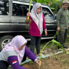 Kelurahan Satimpo kerja bakti bersama warga RT 20