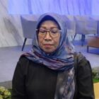 Wakil Ketua Komisi IV DPRD Samarinda, Sri Puji Astuti, mengomentari kebijakan usia masuk SD dan kurikulum calistung di sela sosialisasi SPMB Samarinda. (Bentangkaltim.com/ard).