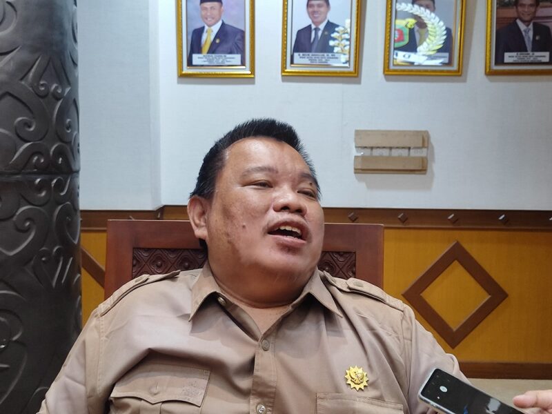 Anggota Komisi II DPRD Samarinda, saat diwawancarai wartawan terkait hasil reses. (Bentangkaltim.com/ard).