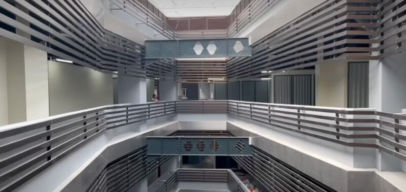 Gedung bagian dalam Pasar Pagi Samarinda. (Bentangkaltim.com/Ist).
