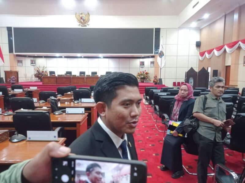 Ketua DPRD Bontang Andi Faizal Sofyan Hasdam beri perhatian terkait program MBG. (Bentangkaltim.com/asr)