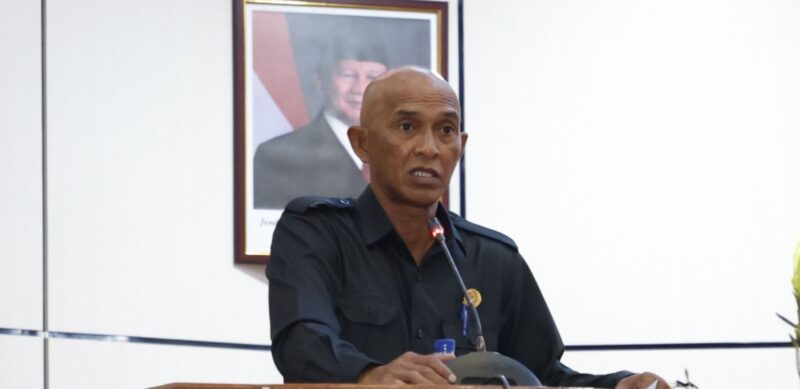 Anggota Fraksi PKB DPRD Bontang membacakan pandangan umum terkait raperda pembahasan Perubahan Anggaran Pendapatan dan Belanja Daerah (APBD) 2026. (Bentangkaltim.com/asr)