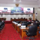 DPRD Bontang menggelar rapat paripurna tentang pandangan umum fraksi atas Raperda APBD 2027. (Bentangkaltim.com/asr)