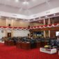 DPRD Bontang menggelar rapat paripurna tentang pandangan umum fraksi atas Raperda APBD 2027. (Bentangkaltim.com/asr)