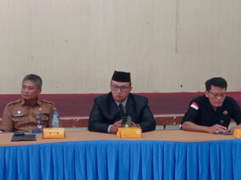 Anggota Komisi C DPRD Bontang Bonnie Sukardi meemberikan pernyataan terkait progres Raperda Penanggulangan Bencana di Kawasan Industri.