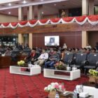 Sudiyo usai dilantik menjadi anggota DPRD Bontang melalui rapat paripurna.