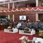 Sudiyo usai dilantik menjadi anggota DPRD Bontang melalui rapat paripurna.